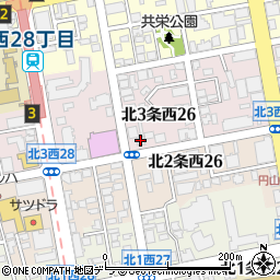 株式会社地圏総合コンサルタント　札幌支店周辺の地図