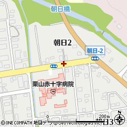 日赤病院前周辺の地図