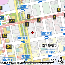 札幌市役所建設局　役職員席・みどりの管理担当部長周辺の地図