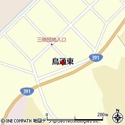 北海道釧路町（釧路郡）鳥通東周辺の地図