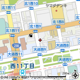 法テラス　札幌周辺の地図