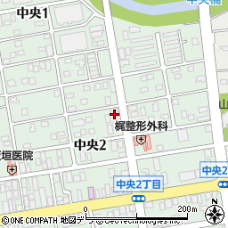 北海道新聞栗山販売所周辺の地図