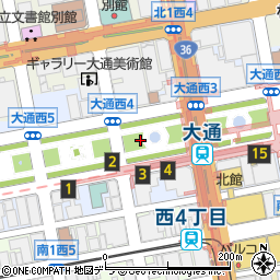 北海道銀行　事業性評価室周辺の地図