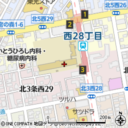札幌市立向陵中学校周辺の地図