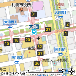 サンマルクカフェ 札幌ル・トロワ店周辺の地図