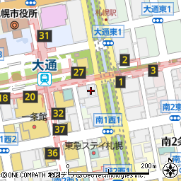 日本基督教団　札幌北光教会周辺の地図