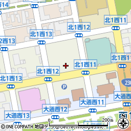 北海道札幌市中央区北１条西12丁目周辺の地図