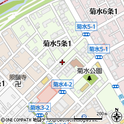 ハウスオブリザ菊水壱番館周辺の地図