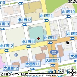 北海道札幌市中央区北１条西11丁目周辺の地図