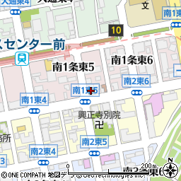 セイコーマートなかやま南１条店周辺の地図