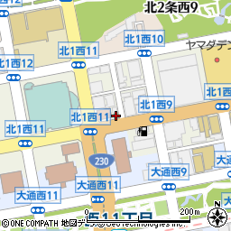 ファミリーマート札幌北１条西店周辺の地図