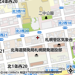 北海道開発局　札幌開発建設部直通空港対策官周辺の地図