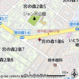 Ｍ１・６ビル周辺の地図