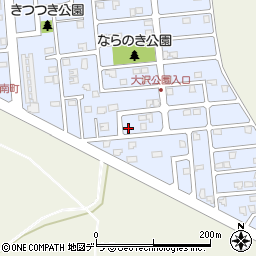 北海道江別市文京台南町48-26周辺の地図