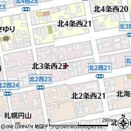 ラ・コーザ北３条通周辺の地図