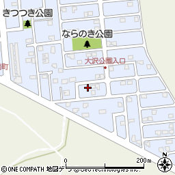 北海道江別市文京台南町48-24周辺の地図