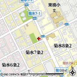 札幌市白石区菊水まちづくりセンター周辺の地図