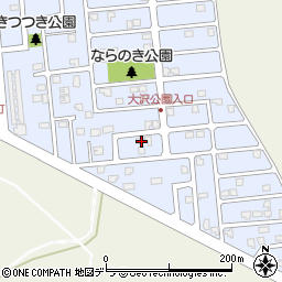 北海道江別市文京台南町48-23周辺の地図