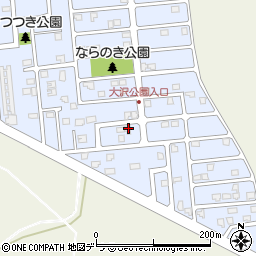 北海道江別市文京台南町48-22周辺の地図