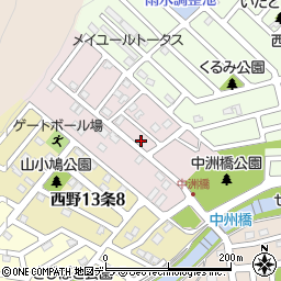 北海道札幌市西区西野１２条周辺の地図