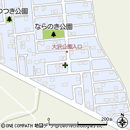 北海道江別市文京台南町48-21周辺の地図