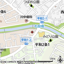 札幌平和一条郵便局 ＡＴＭ周辺の地図