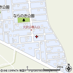 北海道江別市文京台南町48-19周辺の地図