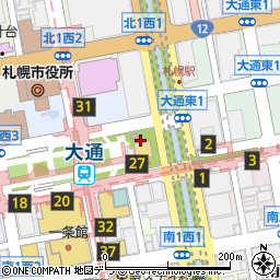 北海道札幌市中央区大通西1丁目1周辺の地図