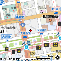 東京海上日動火災保険株式会社　札幌中央支店金融公務課周辺の地図
