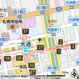 中央警察署大通交番周辺の地図
