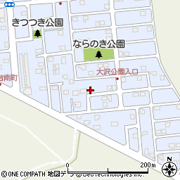 北海道江別市文京台南町48-7周辺の地図