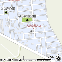 北海道江別市文京台南町48-11周辺の地図