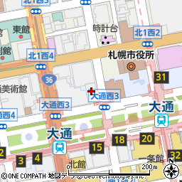 道新ホール周辺の地図