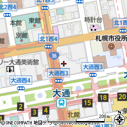 農林中央金庫札幌支店周辺の地図