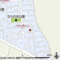 北海道江別市文京台南町48-16周辺の地図