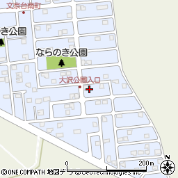 北海道江別市文京台南町54周辺の地図