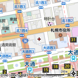 CAFE de CRIE 札幌道新ビル店周辺の地図
