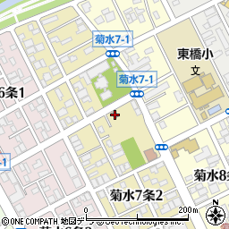 札幌菊水北郵便局 ＡＴＭ周辺の地図
