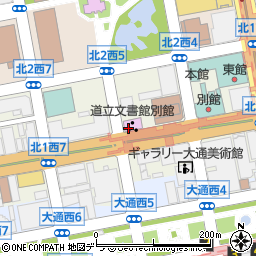 北菓楼 札幌本館周辺の地図