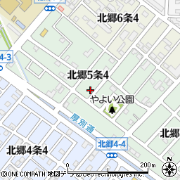 北海道札幌市白石区北郷５条4丁目周辺の地図