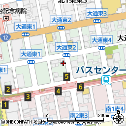 株式会社インターコスモス　札幌支店周辺の地図