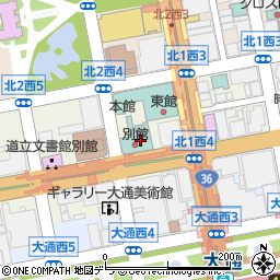 札幌グランドホテル　別館２Ｆ　グランドホール周辺の地図