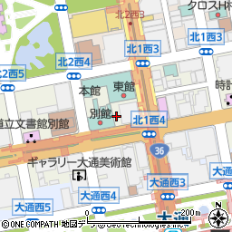 ＮＰＤ札幌ノースプラザ駐車場周辺の地図
