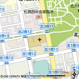 札幌市立札幌大通高等学校周辺の地図