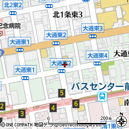 セブンイレブン札幌大通東３店周辺の地図