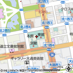 札幌グランドホテル周辺の地図