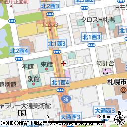 蝦夷丸 札幌店周辺の地図