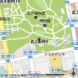アリアケジャパン株式会社札幌営業所周辺の地図
