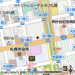 北海道札幌市中央区北１条西1丁目周辺の地図