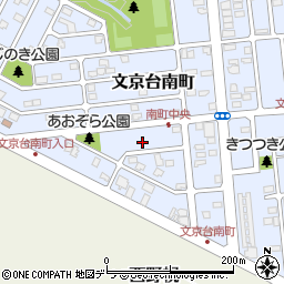 北海道江別市文京台南町18-6周辺の地図